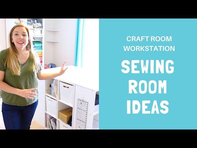 Three Craft Room Workstation Ideas for your Sewing Room or Creative Space