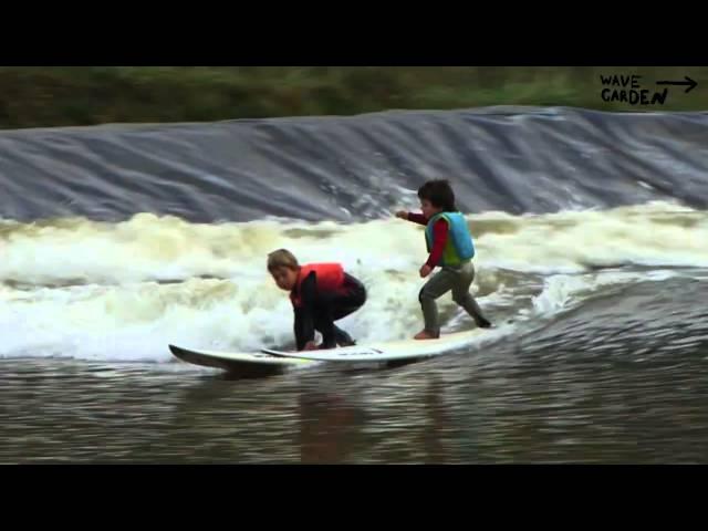 Kids Surfing at Wavegarden Wave Lagoon