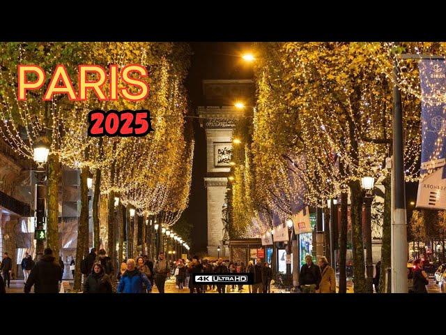 Christmas Magic on Champs-Élysées: Paris Lights Up for the Holidays!