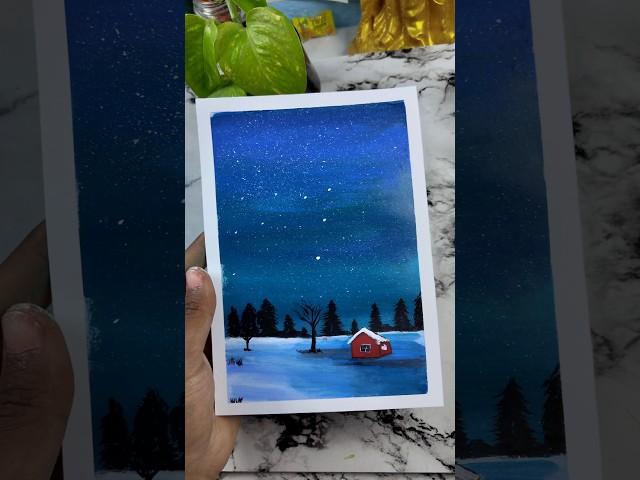 easy acrylic painting ️#art #acrylic #drawing #painting @MyArtShine @wowartpainting @Joonyart