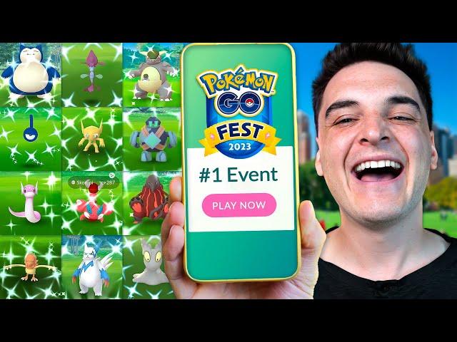 Catching 40+ SHINIES at the #1 Pokémon GO Event! (GO FEST NEW YORK)