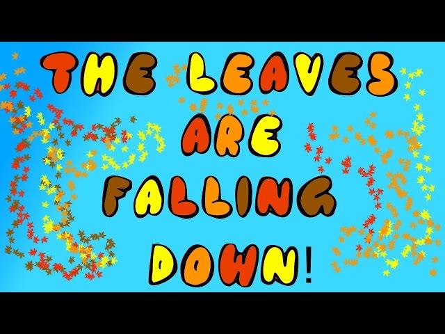 CHILDREN'S AUTUMN SONG | LEAVES ARE FALLING DOWN | SEASONS | Mr Eddy Spaghetti