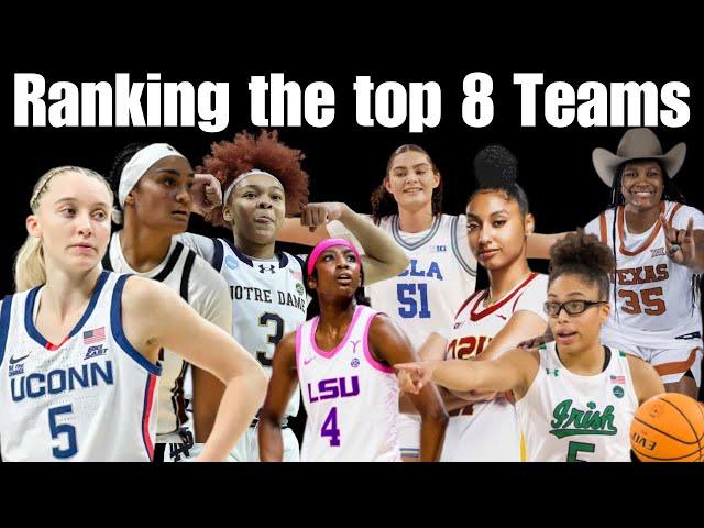 March Madness 2025 Top 8 Teams RANKED Before Conference Tournaments!