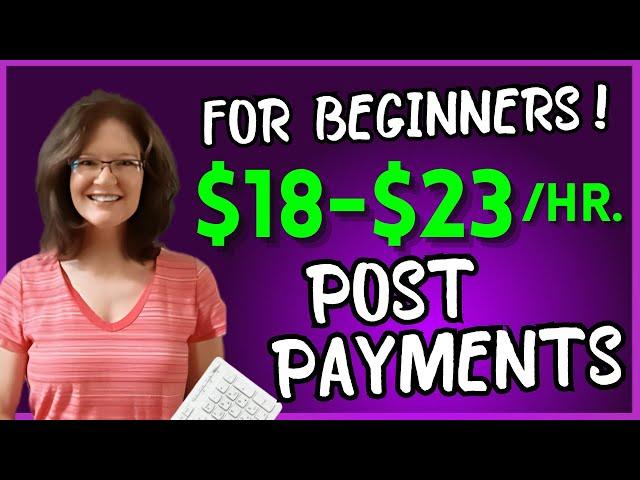 EASY !  Work From Home Data Entry Job Posting Payments (No Experience & No Phones !)