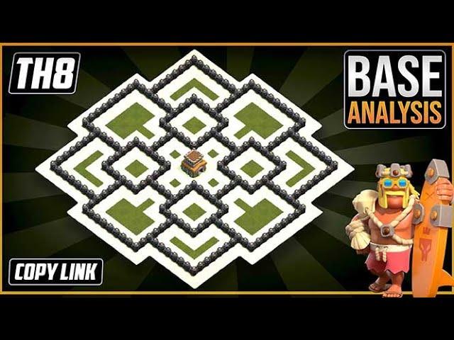 New BEAST TH8 HYBRID/TROPHY Base 2023!! COC Town Hall 8 (TH8) Hybrid Base Design – Clash of Clans