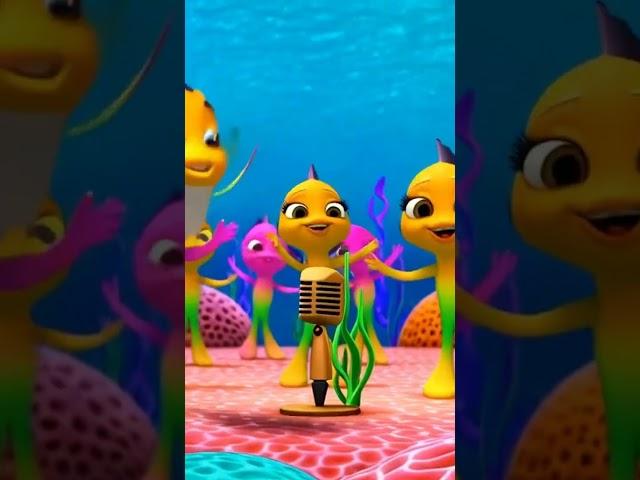 Fish Dance Animation #popular #nurseryrhymes #babysongs #trending #kuhookids