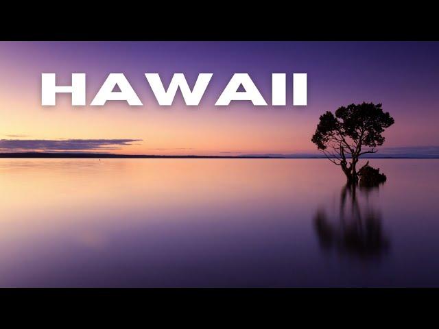 FLYING OVER HAWAII (4K UHD) - Amazing Beautiful Nature Scenery with Relaxing Music for Stress Relief