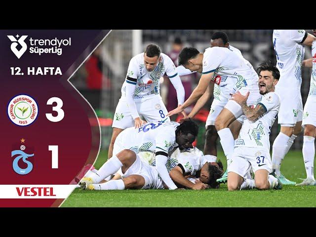 Vestel | Çaykur Rizespor (3-1) Trabzonspor - Highlights/Özet | Trendyol Süper Lig - 2024/25