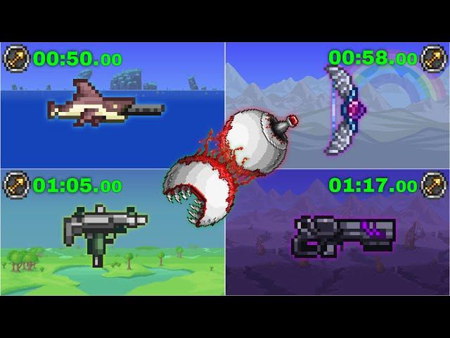 Top 7 best Ranged weapons against the Twins No-Hit | SpeedKill in Master mode!