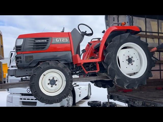 Нова поставка японських тракторів на майданчик у Вінницю 20.02.25 | Totus Traktor