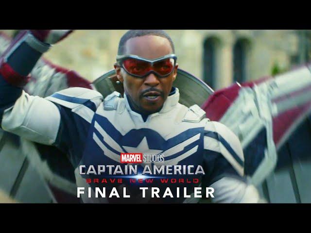 Captain America: Brave New World (2025) Final Trailer | Anthony Mackie, Harrison Ford