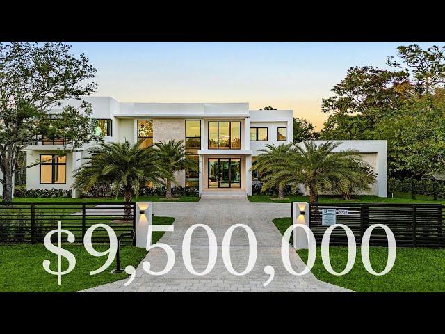 2024 New Construction of $9.5 Modern Miami Estate with Outdoor Oasis | 9751 SW 63 Ct