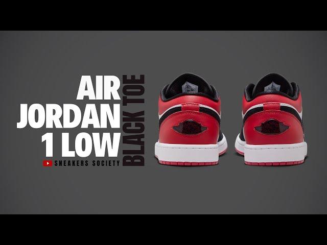 BLACK TOE 2025 Air Jordan 1 Low | DETAILED LOOK + PRICE