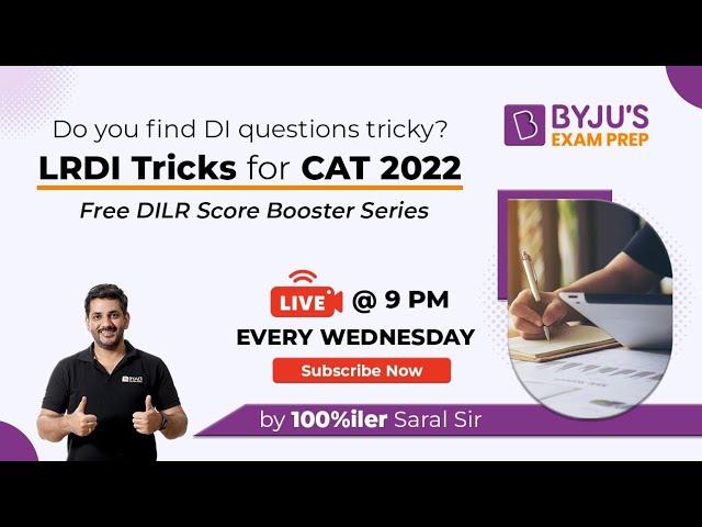 Do you find DI questions tricky? | Free DILR Score Booster Series by 100%iler Saral Sir