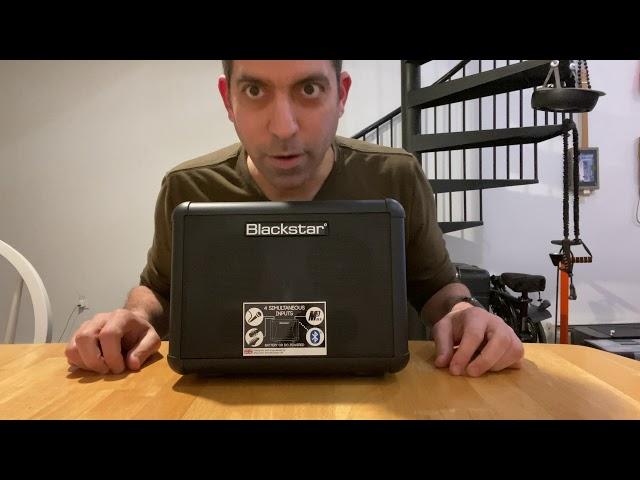 Blackstar (almost) Superfly unboxing and first impression.