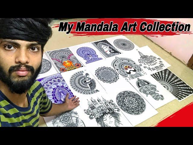 My Mandala Art Collection | Mandala Art Sketchbook Tour