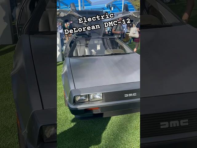 Electric DeLorean DMC-12 from Back To The Future at Google I/O 2024: #DeLorean #GoogleIO #FutureTech