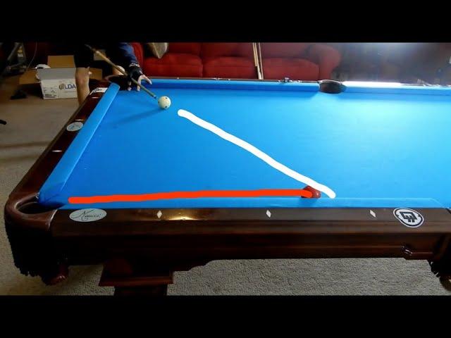 How To Cut Pool Balls BACKWARDS!!