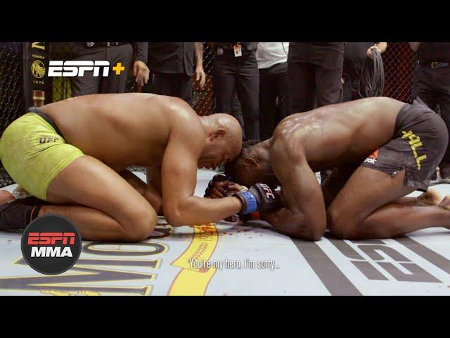 Anderson Silva, Uriah Hall share emotional moment inside Octagon | UFC Destined