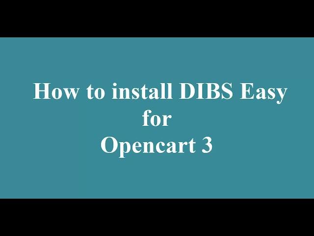 How to install Easy checkout on Opencart 3