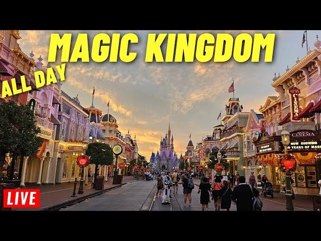  LIVE:  Magic Kingdom All Day Sunday rides, shows, parades, Fireworks Walt Disney World 8/25/2024