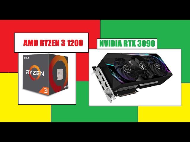 Ryzen 3 1200 and RTX 3090 gaming at 4K in 2022