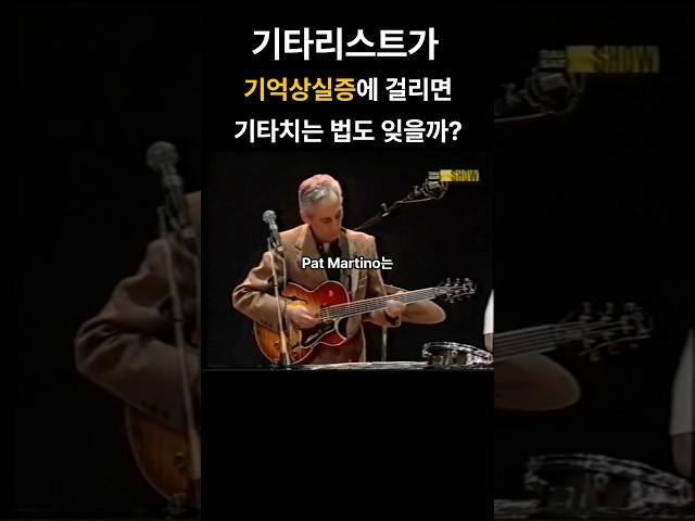 기억상실증에 걸린 기타리스트의 부활 #patmartino #팻마티노