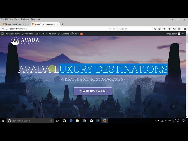 How to import avada theme demo content (2 methods)