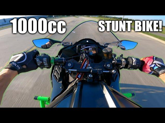 2022 Ninja Zx10r Test Ride - One Expensive Stunt Bike!