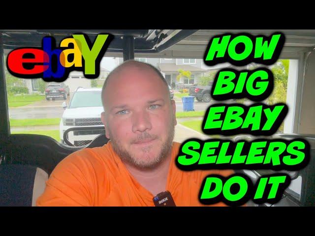 How do BIG Ebay sellers make so much money Reselling