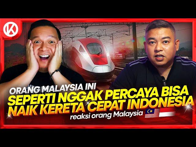 Ga Percaya‼️ Pengalaman Orang Malaysia Naik Whooosh Jakarta-Bandung  Reaction