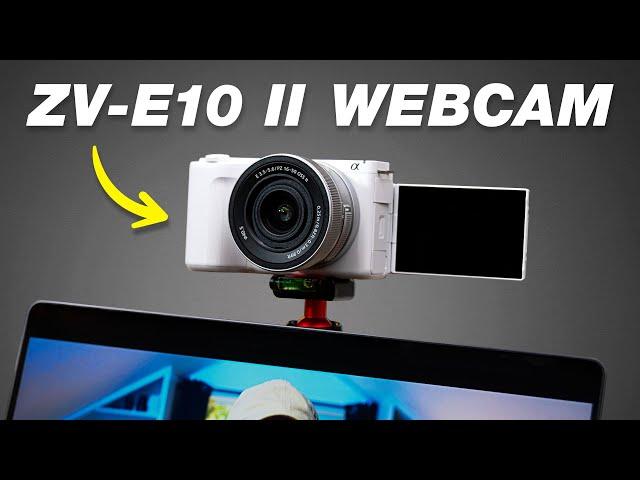 How to Use Your Sony ZV-E10 II as a Webcam! (Live-Stream Setup)