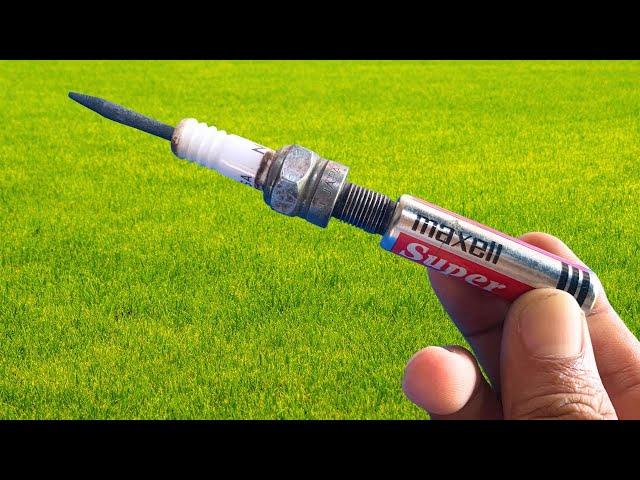 How to Make a Simple Welding Machine from SPARK PLUG at Home! New invention