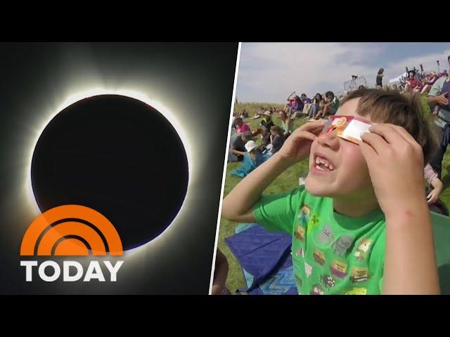 Total solar eclipse: Tens of millions gather along path of totality