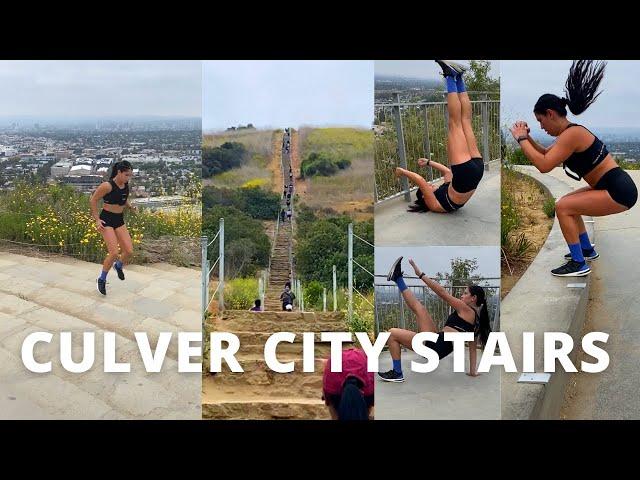 I CLIMBED THE LONGEST STAIRS IN LOS ANGELES CALIFORNIA | HIIT WORKOUT!