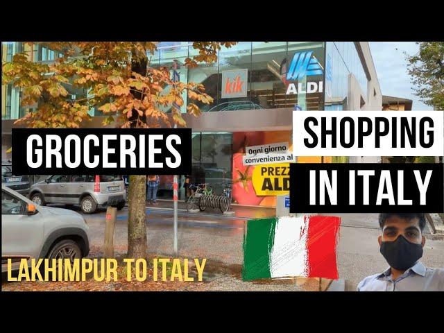 Groceries Shopping in Italy EXPENSIVE? OCT 2022 || ALDI, LIDL EUROSPIN || VFS GLOBAL DELHI 2022-2023