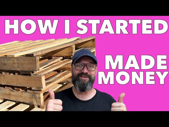 Use PALLETWOOD to make MONEY and learn woodworking.