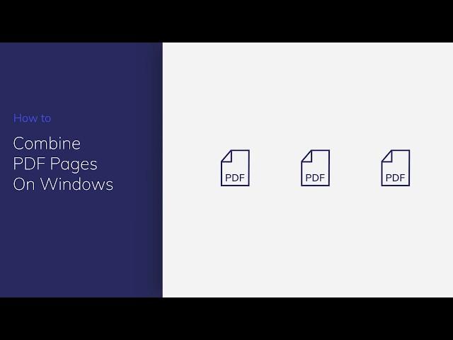 Combine PDF Pages on Windows with PDFelement