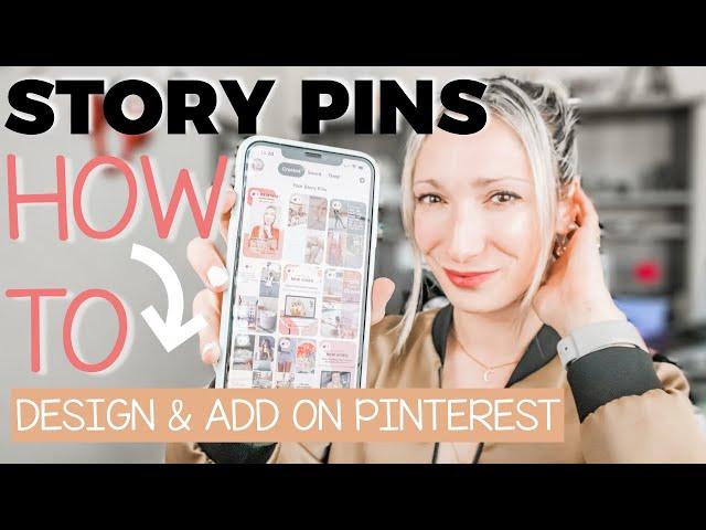 HOW TO DESIGN AND ADD A STORY PIN ON PINTEREST | Use Mojo App Animated Story Maker + Story Pin Ideas