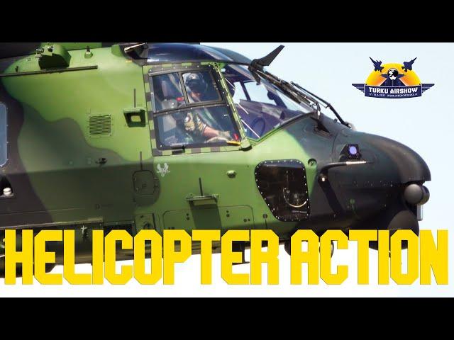 Turku Airshow 2023 -  Helicopter Action!