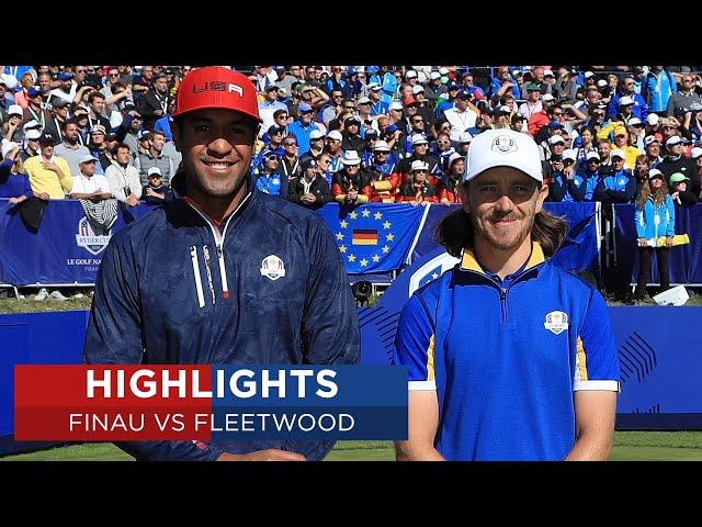 Tony Finau vs Tommy Fleetwood | Extended Highlights | 2018 Ryder Cup