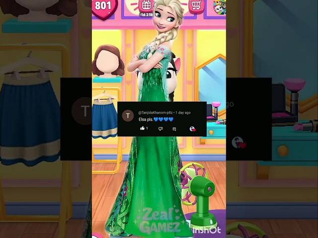 Elsa (Frozen)  makeover by my talking angela 2 #angela2 #frozen