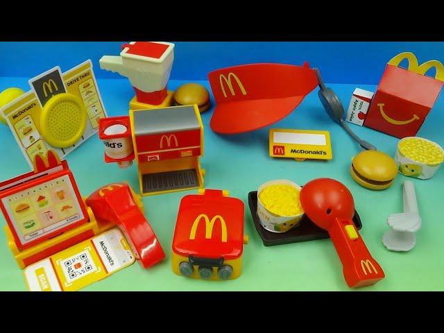 2023 McDONALD'S DRIVE-THRU HAPPY MEAL PLAY SET of 8 VIDEO REVIEW