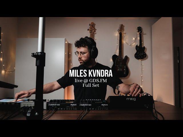 Miles Kvndra live @ GDS.FM | Full 1 Hour Set | Played on Ableton Live, Digitone and Mother-32