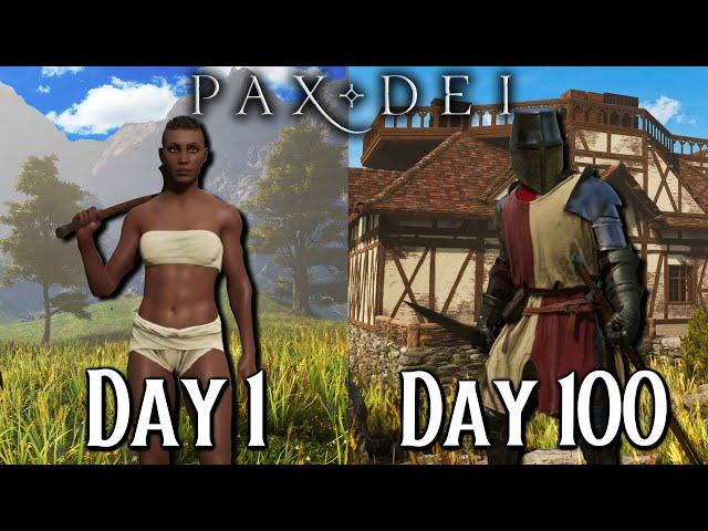 I Spent 100 Days in Pax Dei COMPLETELY SOLO... Here's What Happened