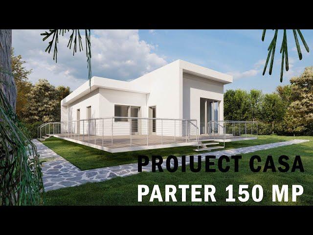 Proiect de casa pe parter - Suprafata 150 mp