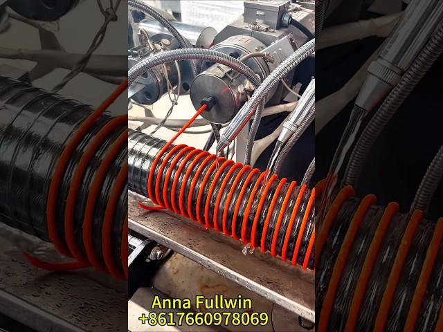 PVC suction hose equipment #extruder #machine #factory #plastic #plasticextruder