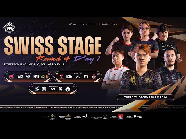 LIVE | MLBB M6 World Championship | Swiss Stage Round 4 Day 1