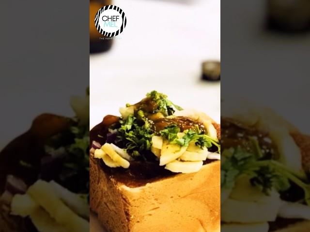 Bunny Chow Recipe with Spicy Durban Curry | #ChefMel #CulinaryQuickies #shorts