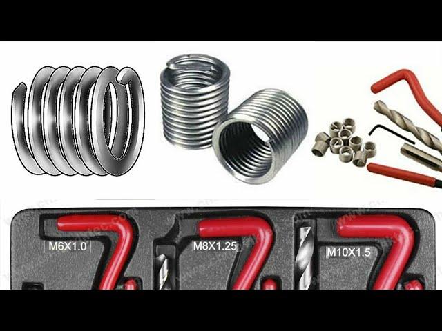 Cylinder head damaged thread repair helicoil kit